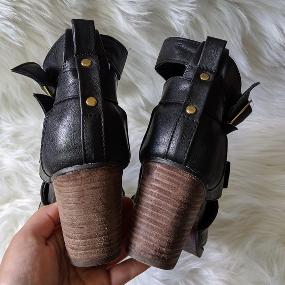 Mossimo Buckled Heeled Booties - Picture 5 of 8